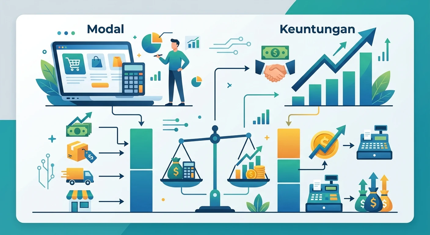 Cara Hitung Modal dan Keuntungan Jualan Online